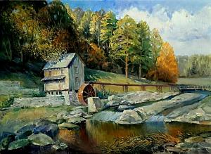 Мельница. Начало осени